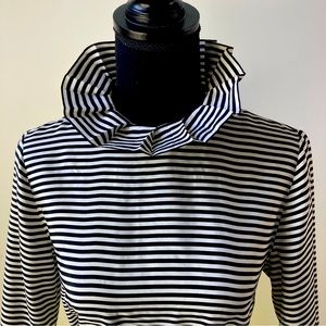 Club Monaco Striped Silk Blouse